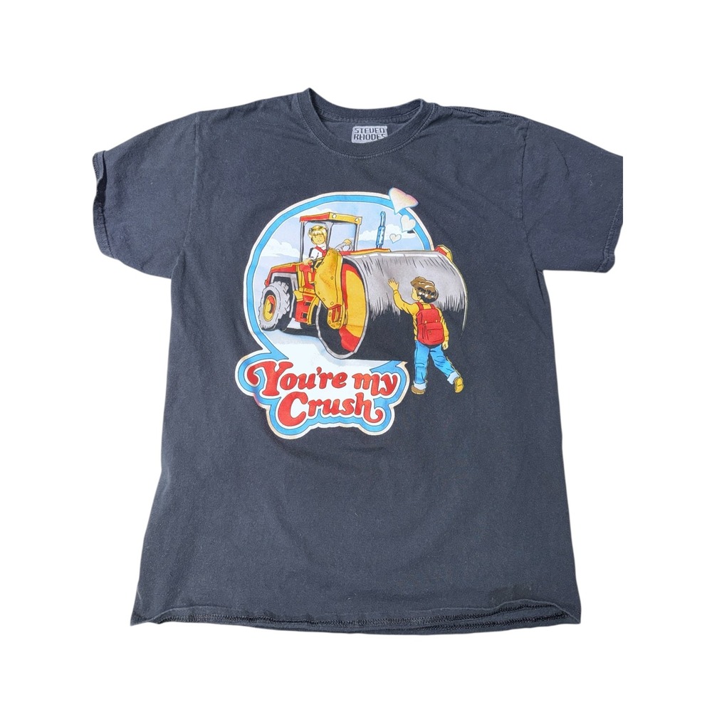 Steven Rhodes‎ You're My Crush Graphic T Shirt Black Adult Size M